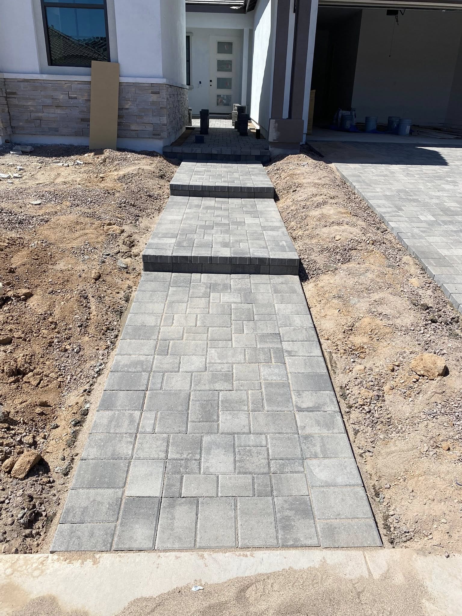 Patio bistro string lighting